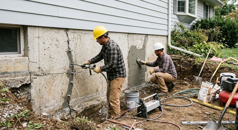 Basement Foundation Repair in Greenville, SC