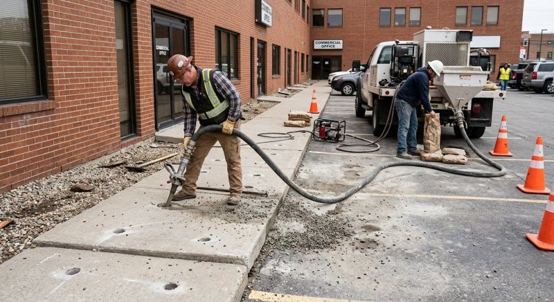Commercial Concrete Mudjacking in Miami Dade County, FL