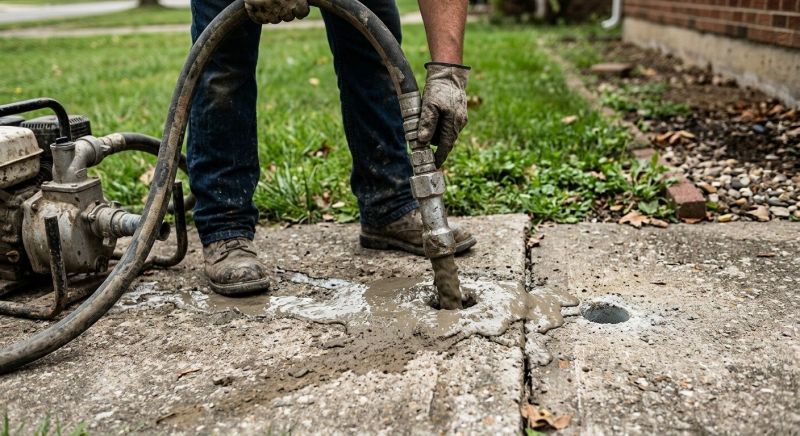 Concrete Slab Jacking in Des Moines, IA