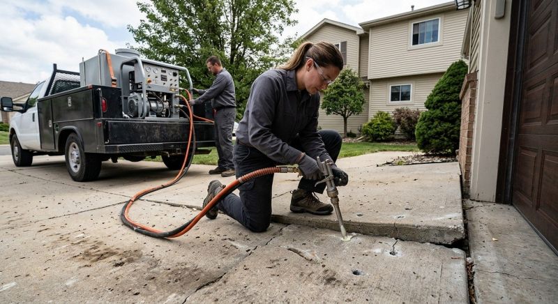 Driveway Slab Lifting in Corpus Christi, TX
