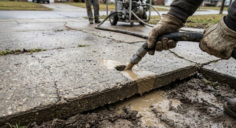 Driveway Slab Lifting in San Antonio, TX