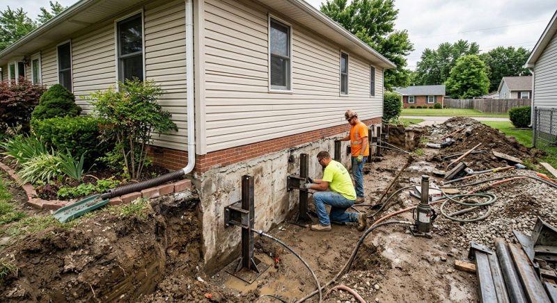 Foundation Pier Repair in Columbus, OH