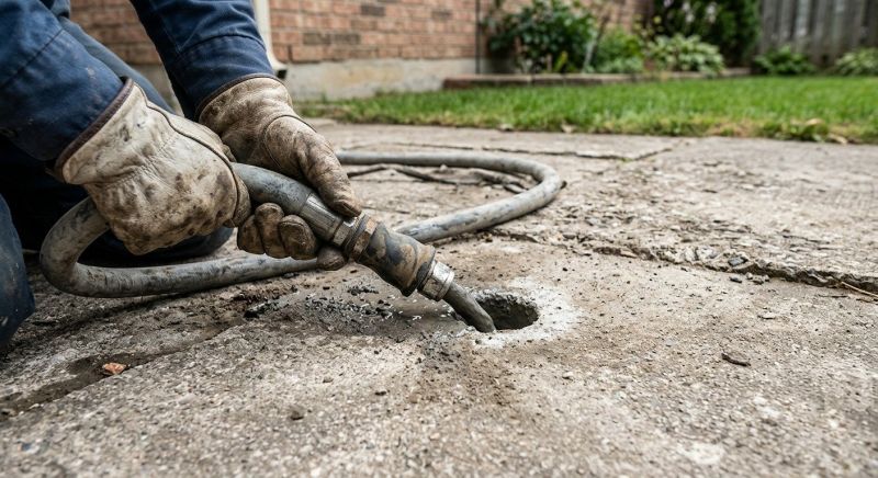 Patio Mudjacking in Columbus, OH