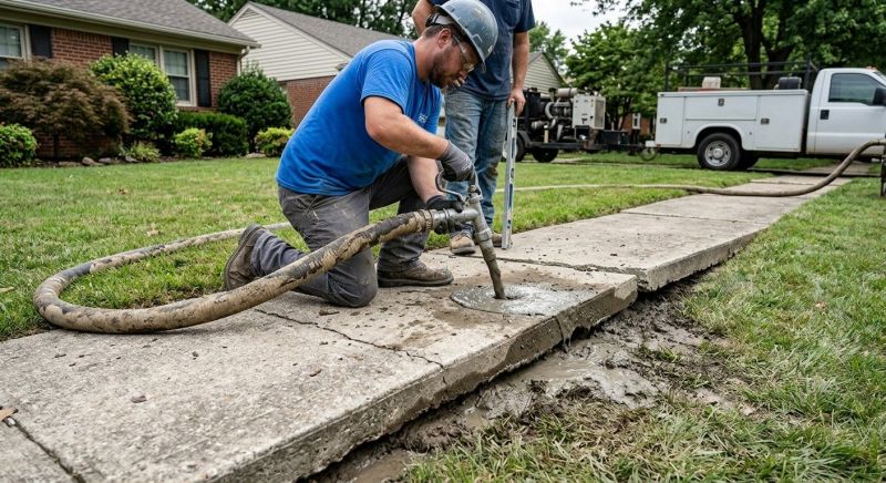 Sidewalk Leveling in San Antonio, TX