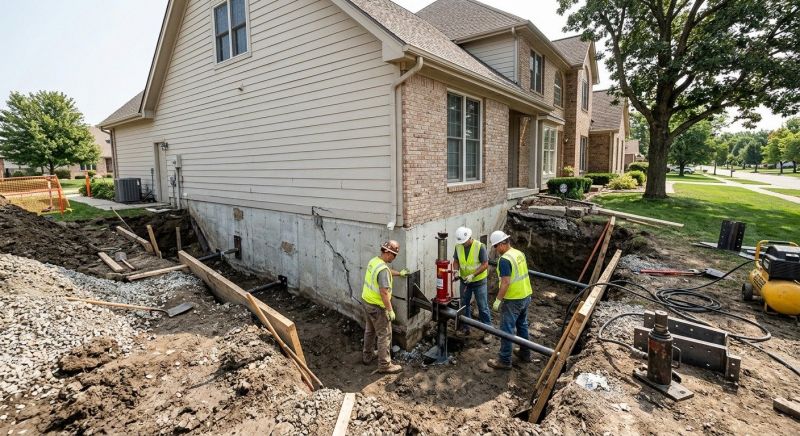 Sinking Foundation Repair in Tampa, FL