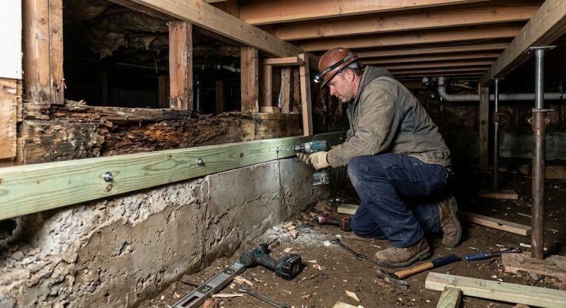 Sinking Foundation Repair in Fort Collins, CO