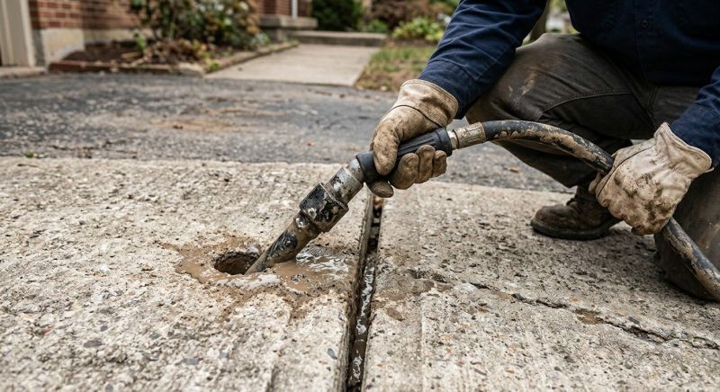 Sunken Driveway Lifting in Columbus, OH