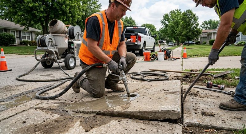 Sunken Sidewalk Repair in Tampa, FL